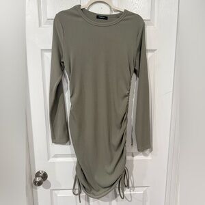 🎄Fashion Ruched long sleeve Dress